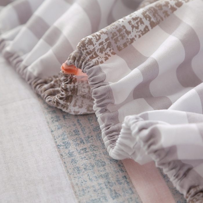 91家纺网 家纺一手货源 找家纺 晶缦 2022新款全棉12868全棉印花套件萌新系列单床单-单床笠 卡尔