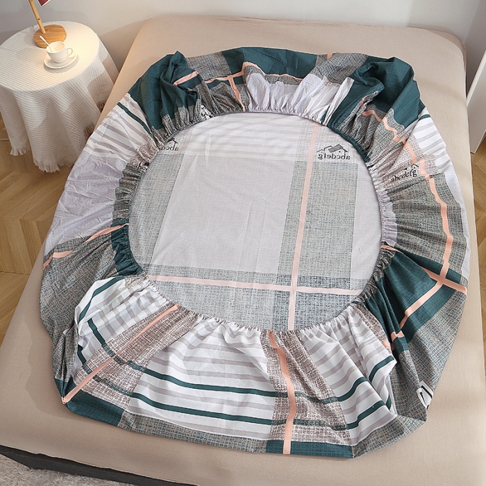 91家纺网 家纺一手货源 找家纺 晶缦 2022新款全棉12868全棉印花套件萌新系列单床单-单床笠 卡尔