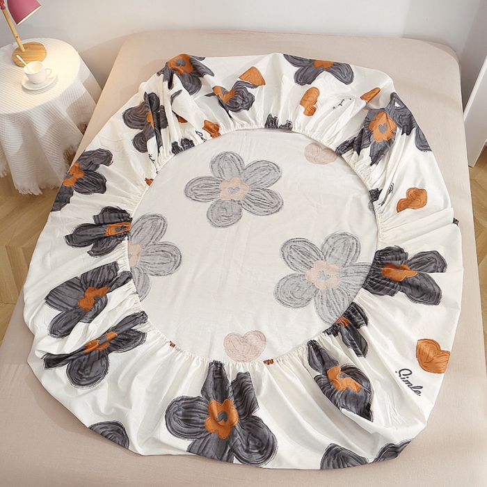 91家纺网 家纺一手货源 找家纺 晶缦 2022新款全棉12868全棉印花套件萌新系列单床单-单床笠 欧舒丹