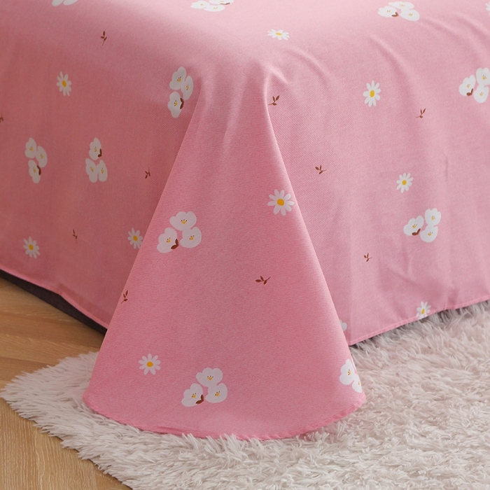 91家纺网 家纺一手货源 找家纺 晶缦 2022新款全棉12868全棉印花套件萌新系列单床单 红唇