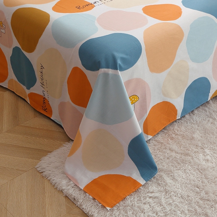 91家纺网 家纺一手货源 找家纺 晶缦 2022新款全棉12868全棉印花套件萌新系列单床单 卡贝拉