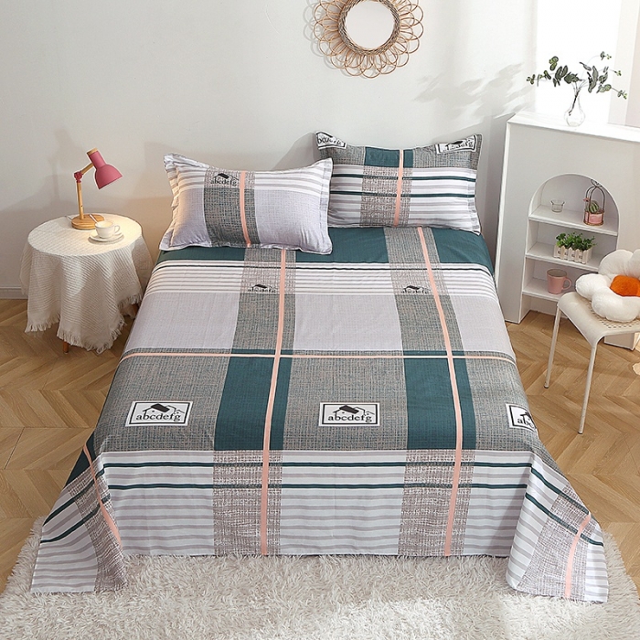 91家纺网 家纺一手货源 找家纺 晶缦 2022新款全棉12868全棉印花套件萌新系列单床单 卡尔