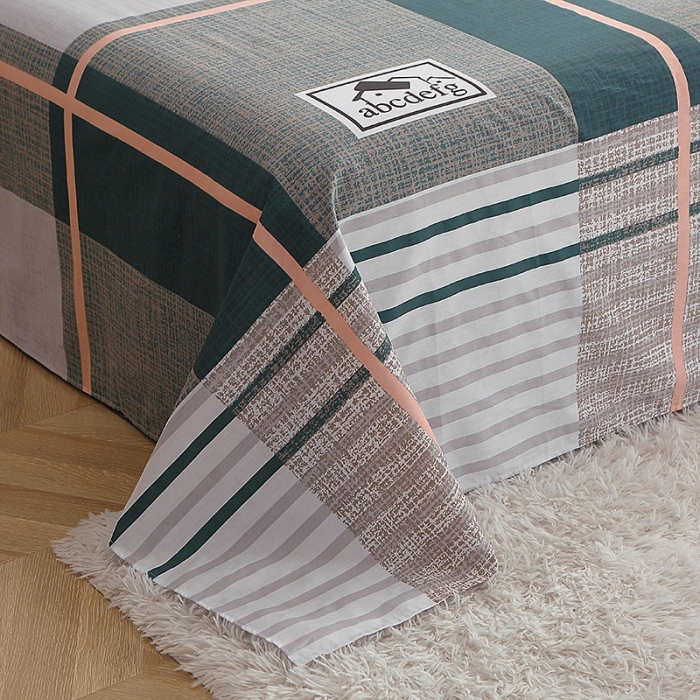 91家纺网 家纺一手货源 找家纺 晶缦 2022新款全棉12868全棉印花套件萌新系列单床单 卡尔