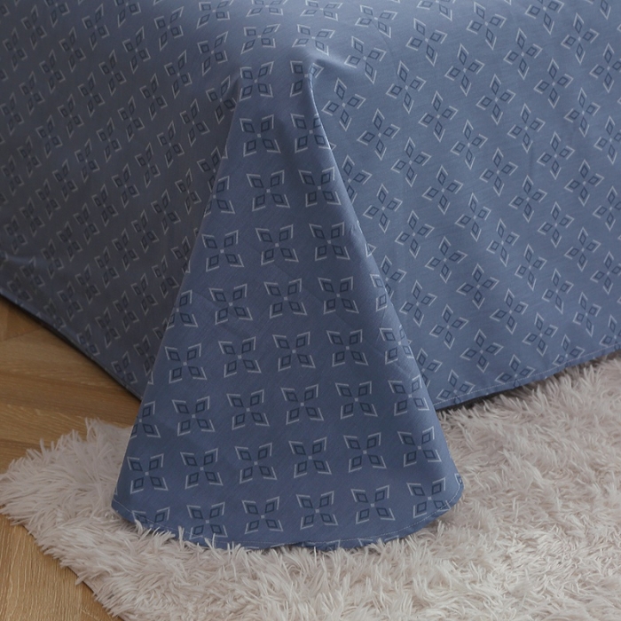 91家纺网 家纺一手货源 找家纺 晶缦 2022新款全棉12868全棉印花套件萌新系列单床单 米可橘