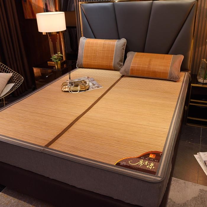 91家纺网 家纺一手货源 找家纺 2023新款双面竹席冰丝席竹凉席学生宿舍席子凉席 亲肤席