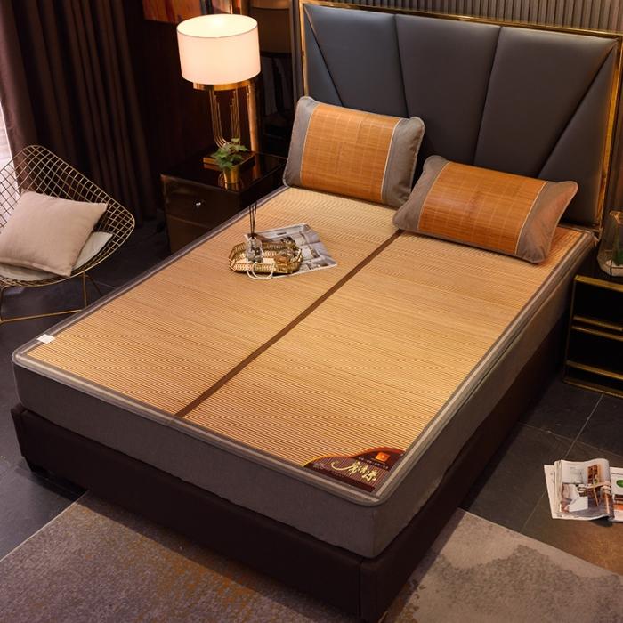 91家纺网 家纺一手货源 找家纺 2023新款双面竹席冰丝席竹凉席学生宿舍席子凉席 亲肤席