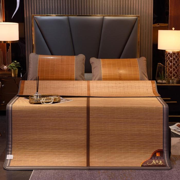 91家纺网 家纺一手货源 找家纺 2023新款双面竹席冰丝席竹凉席学生宿舍席子凉席 亲肤席