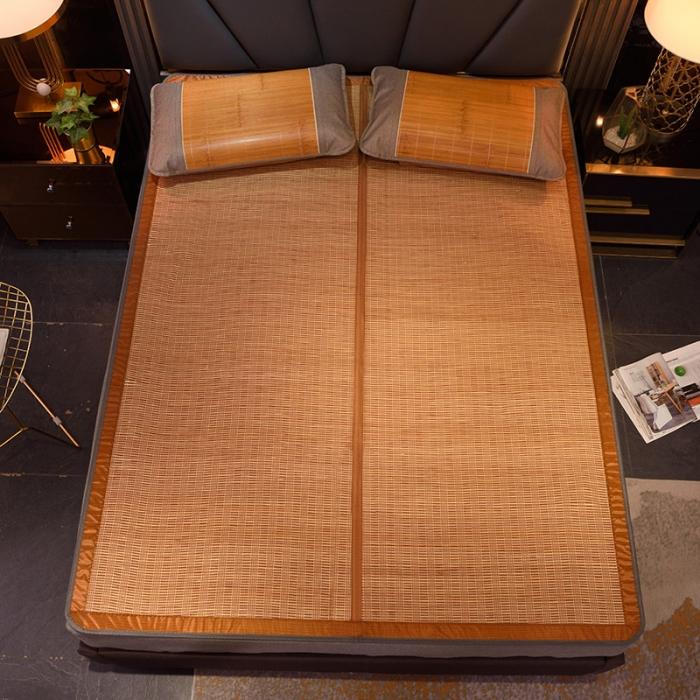 91家纺网 家纺一手货源 找家纺 2023新款双面竹席冰丝席竹凉席学生宿舍席子凉席 亲肤席