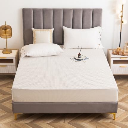 91家纺网 家纺一手货源 找家纺 （总）海虹 新款铜离子针织棉防水床笠