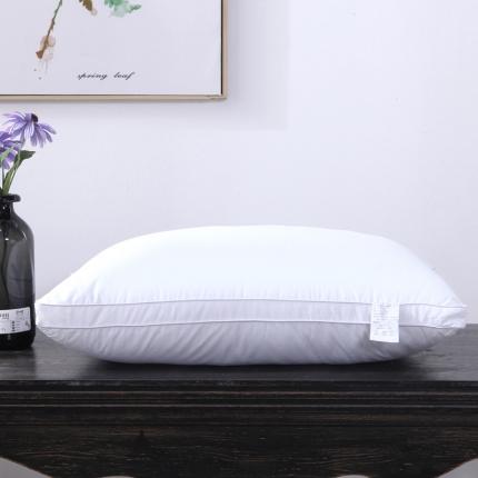 91家纺网 家纺一手货源 找家纺 仁宇 2022新款全棉酒店立体纯白防雨布羽丝绒枕头