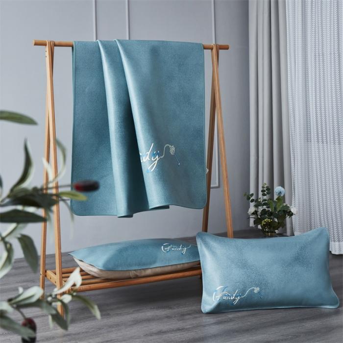 91家纺网 家纺一手货源 找家纺 头层彩绘牛皮席 三件套 水牛皮 牛皮凉席 头层 彩绘凉席