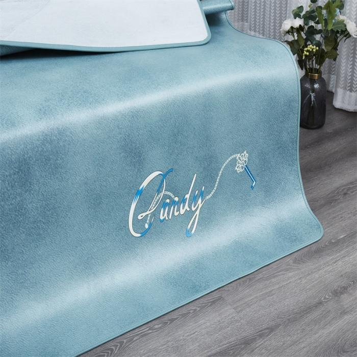 91家纺网 家纺一手货源 找家纺 头层彩绘牛皮席 三件套 水牛皮 牛皮凉席 头层 彩绘凉席