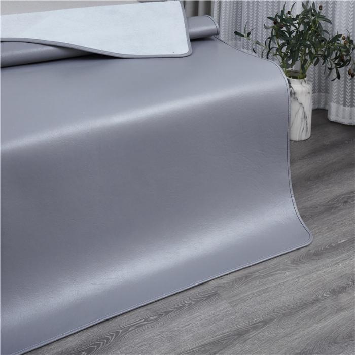 91家纺网 家纺一手货源 找家纺 头层素彩牛皮席 水牛皮 牛皮凉席 头层牛皮  凉席