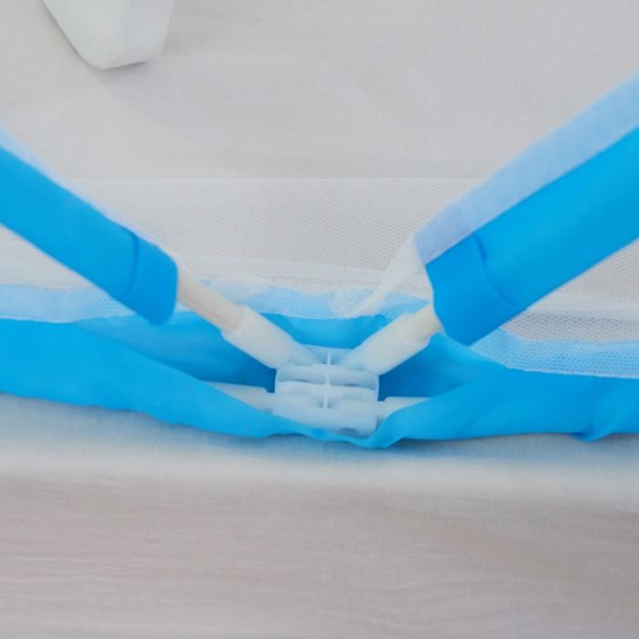 91家纺网 家纺一手货源 找家纺 2024网红英伦可折叠无底蚊帐