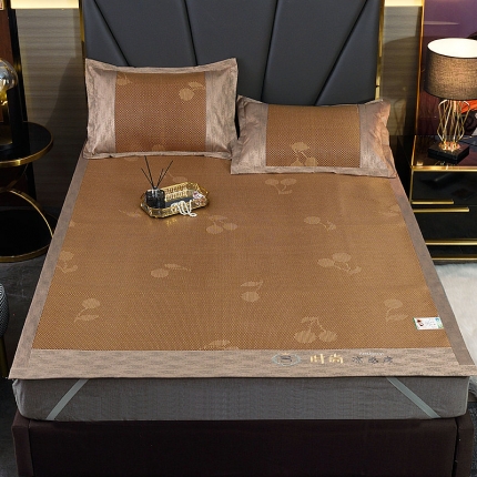 91家纺网 家纺一手货源 找家纺 2023高端凉席夏季藤席天然纯藤家用双人折叠单人宿舍裸睡藤席子