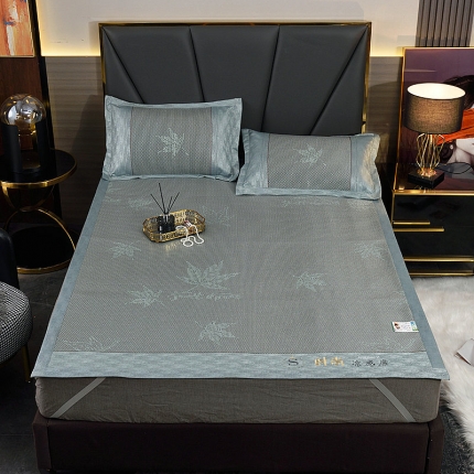 91家纺网 家纺一手货源 找家纺 2023高端凉席夏季藤席天然纯藤家用双人折叠单人宿舍裸睡藤席子