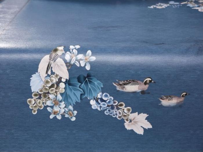 91家纺网 家纺一手货源 找家纺 头层彩绘牛皮席 水牛皮 牛皮凉席 头层牛皮  凉席