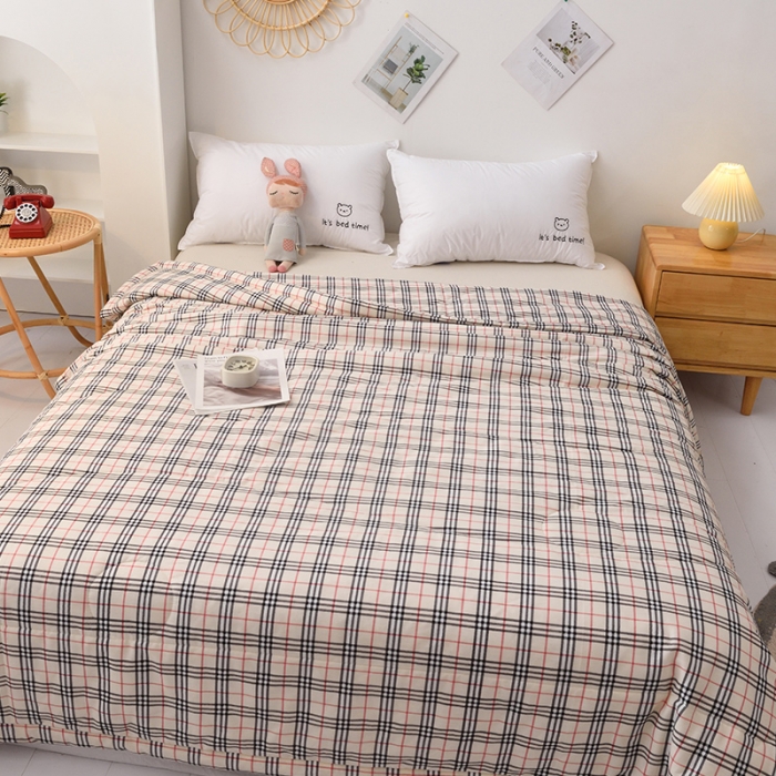 91家纺网 家纺一手货源 找家纺 小虾米 2022新款40支纯棉印花夏被被子被芯 辰星