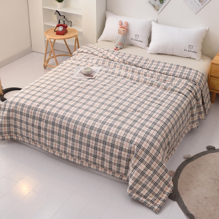 91家纺网 家纺一手货源 找家纺 小虾米 2022新款40支纯棉印花夏被被子被芯 辰星