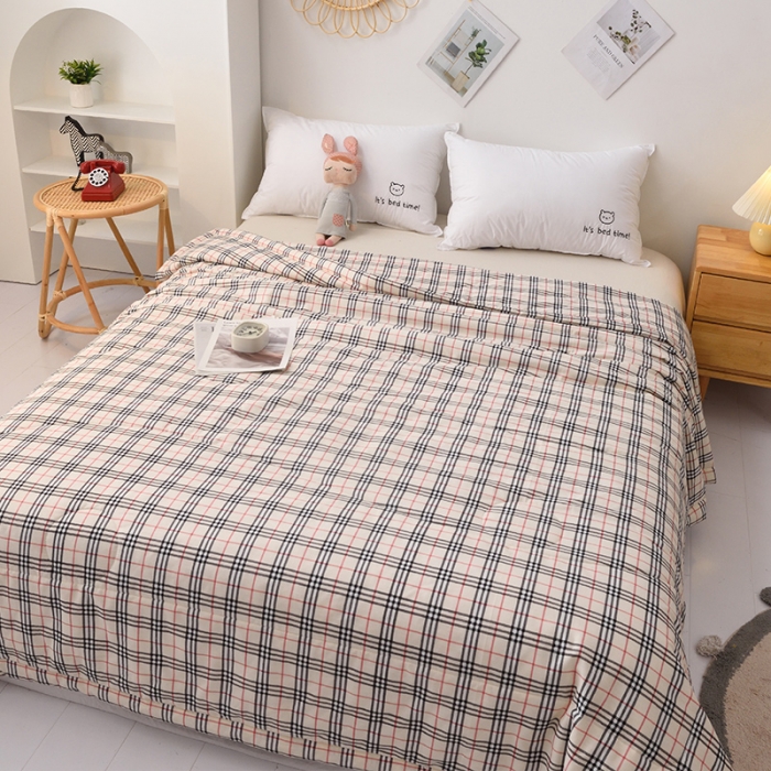 91家纺网 家纺一手货源 找家纺 小虾米 2022新款40支纯棉印花夏被被子被芯 辰星