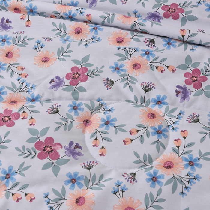 91家纺网 家纺一手货源 找家纺 小虾米 2022新款40支纯棉印花夏被被子被芯 檐下风铃