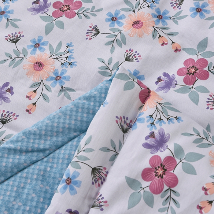 91家纺网 家纺一手货源 找家纺 小虾米 2022新款40支纯棉印花夏被被子被芯 檐下风铃