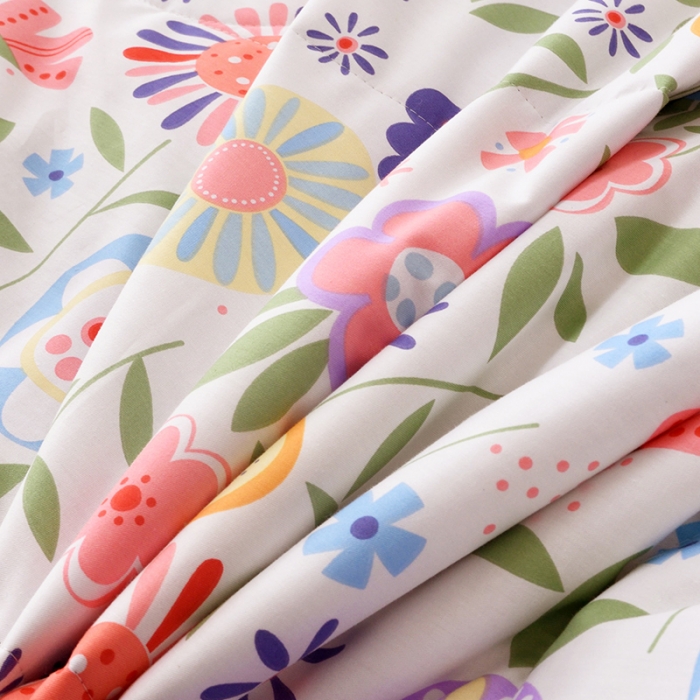 91家纺网 家纺一手货源 找家纺 小虾米 2022新款40支纯棉印花夏被被子被芯 萤火之夜