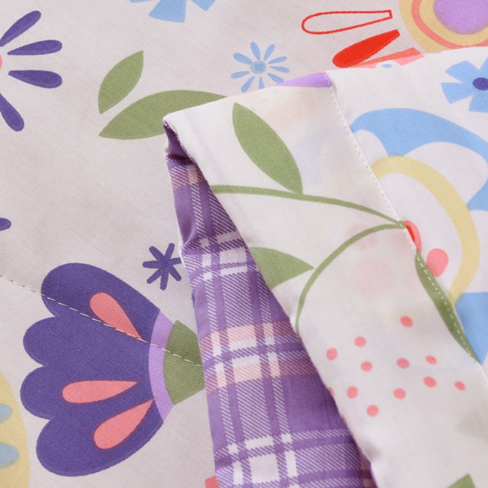 91家纺网 家纺一手货源 找家纺 小虾米 2022新款40支纯棉印花夏被被子被芯 萤火之夜