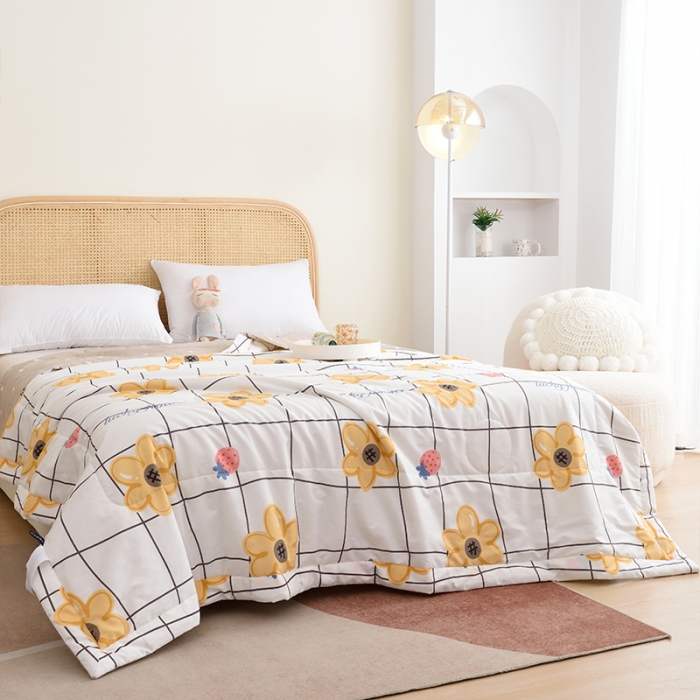 91家纺网 家纺一手货源 找家纺 （总）小虾米 2022新款40支纯棉印花夏被被子被芯