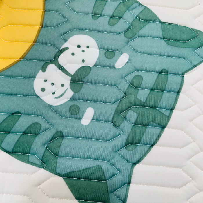 91家纺网 家纺一手货源 找家纺 小虾米 2022新款可定制凉感丝0.4乳胶凉席床笠三件套 老虎