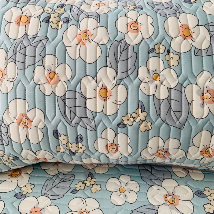 91家纺网 家纺一手货源 找家纺 小虾米 2022新款可定制凉感丝0.4乳胶凉席床笠三件套 绿野仙踪