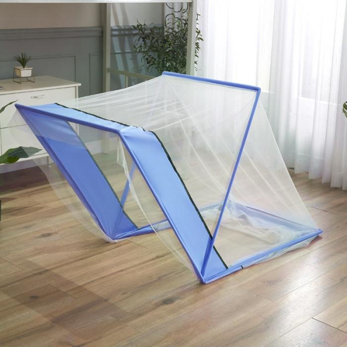 91家纺网 家纺一手货源 找家纺 2024 网红折叠款童年防蚊布学生蚊帐