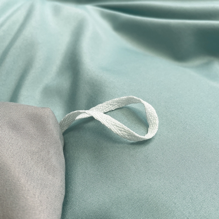 91家纺网 家纺一手货源 找家纺 赫然家纺 2026新款纯色磨毛系列床单款四件套 浅蓝+浅灰