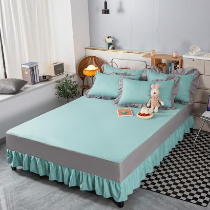 91家纺网 家纺一手货源 找家纺 （总）维娜斯 2022新款纯色单床裙