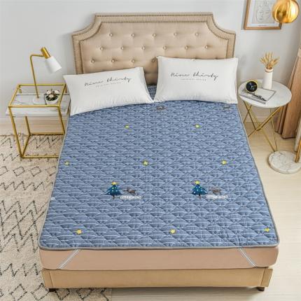 91家纺网 家纺一手货源 找家纺 索弗莱 2022新款全棉床垫星空漫步