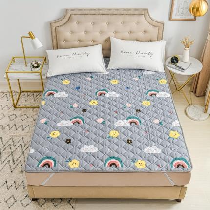 91家纺网 家纺一手货源 找家纺 索弗莱 2022新款全棉床垫星空漫步