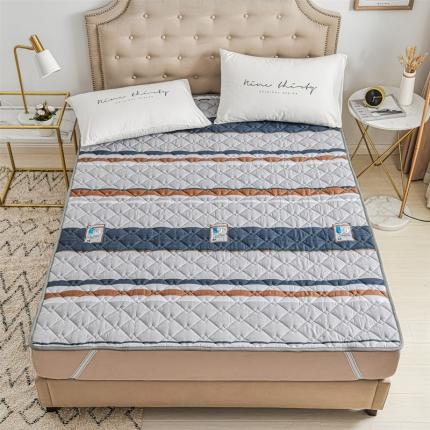 91家纺网 家纺一手货源 找家纺 （总）索弗莱 全棉印花纯棉床垫加厚床褥子