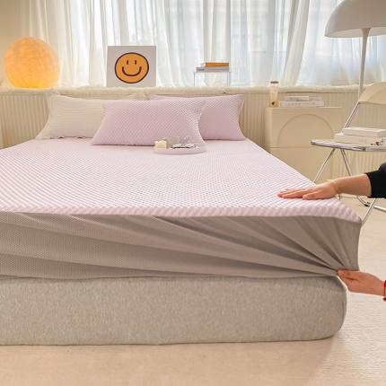 91家纺网 家纺一手货源 找家纺 (总)桃子家居 2022新A类3D魔法冰豆豆凉席三件套床笠款