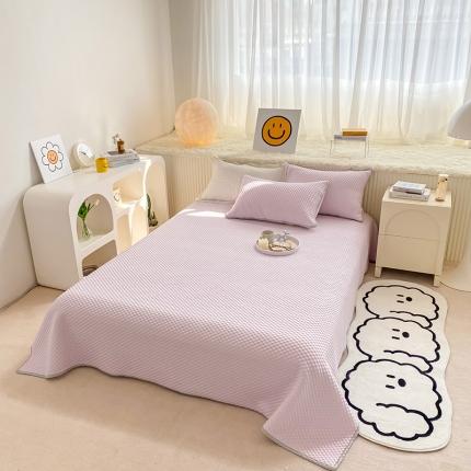 91家纺网 家纺一手货源 找家纺 (总)桃子家居 2022新A类3D魔法冰豆豆凉席三件套床笠款