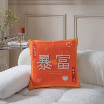 91家纺网 家纺一手货源 找家纺 （总）博笔熊 2022新款亚麻抱枕