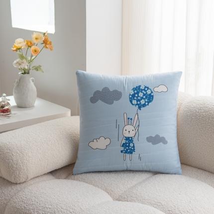 91家纺网 家纺一手货源 找家纺 博笔熊 2022新款短毛绒抱枕 气球兔