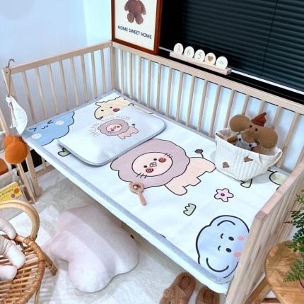 JUICY 橘滋家纺 2022新款婴幼儿A类凉席两件套 动物乐园