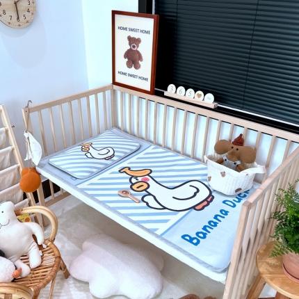 JUICY 橘滋家纺 2022新款婴幼儿A类凉席两件套 香蕉鸭