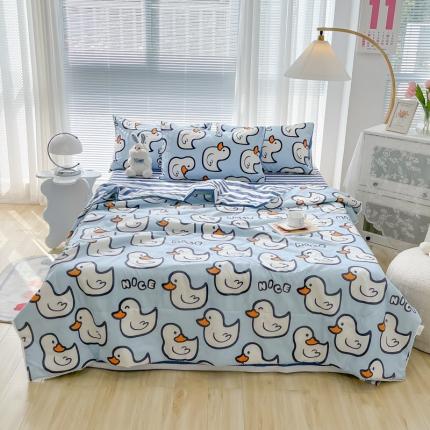 91家纺网 家纺一手货源 找家纺 （总）沐辰家居 2022新款亲肤水洗棉小清新小花边夏被