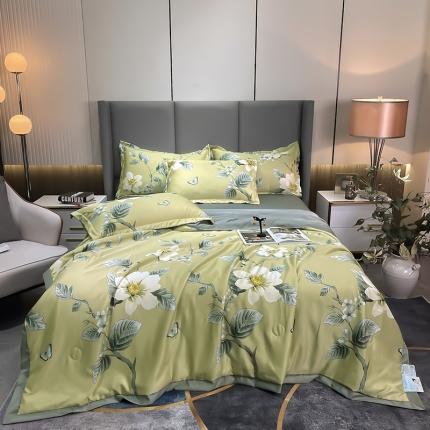 91家纺网 家纺一手货源 找家纺 铠畅 2022新款床单款夏被四件套 绿野仙踪