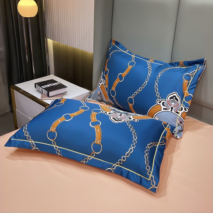 91家纺网 家纺一手货源 找家纺 铠畅 2022新款床单款夏被四件套 蓝色狂野