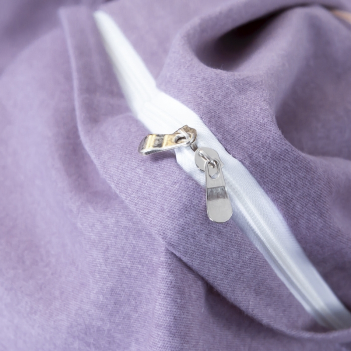 91家纺网 家纺一手货源 找家纺 优姿家纺 2022新款全棉磨毛绣花四件套 枫叶-淡紫