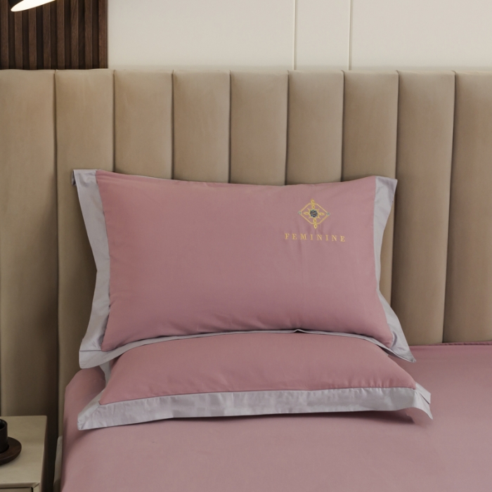 91家纺网 家纺一手货源 找家纺 (总) 优姿家纺 2022新款100S长绒棉宽边绣花四件套