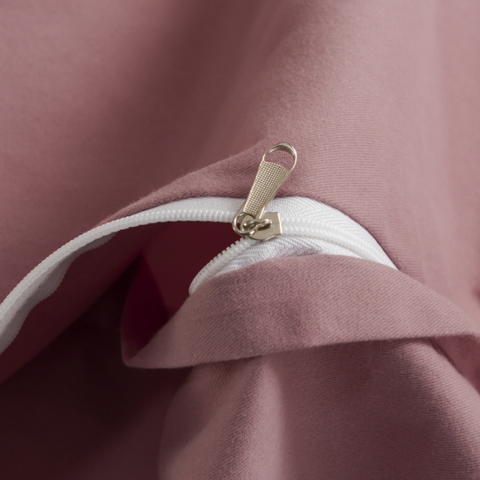 91家纺网 家纺一手货源 找家纺 优姿2022新款100S长绒棉宽边绣花四件套 爱之永恒-豆沙