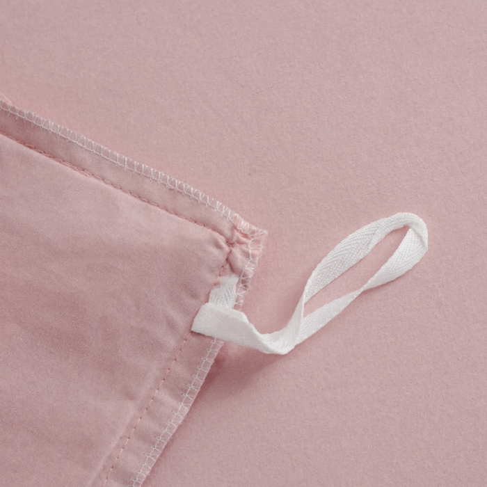 91家纺网 家纺一手货源 找家纺 优姿2022新款100S长绒棉宽边绣花四件套 爱之永恒-粉色